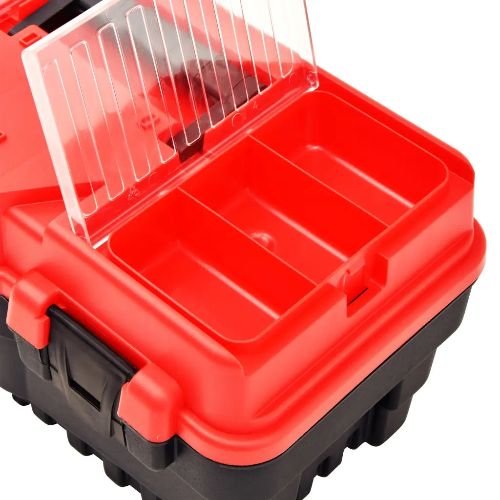 Cassetta degli Attrezzi in Plastica 462x256x242 mm Rossa 146269