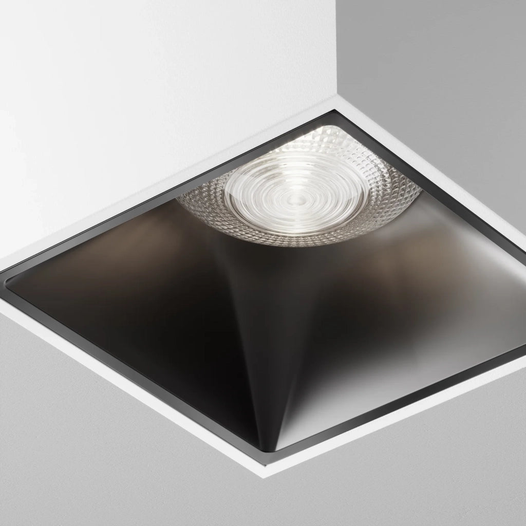 Maytoni Lampada da soffitto moderna Alfa LED 1 luce LED integrato bianco metallo