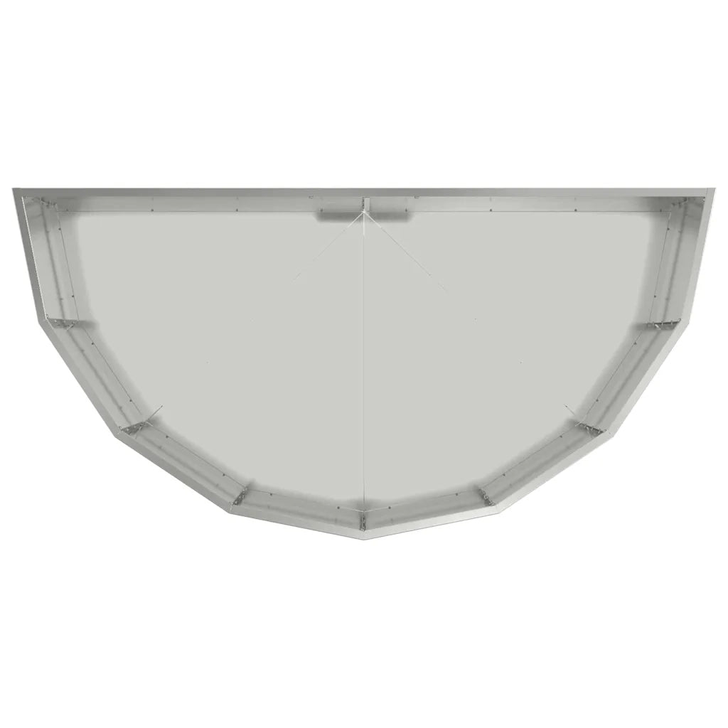 Fioriera Argento 120 x 60 x 35 cm Acciaio zincato 883687