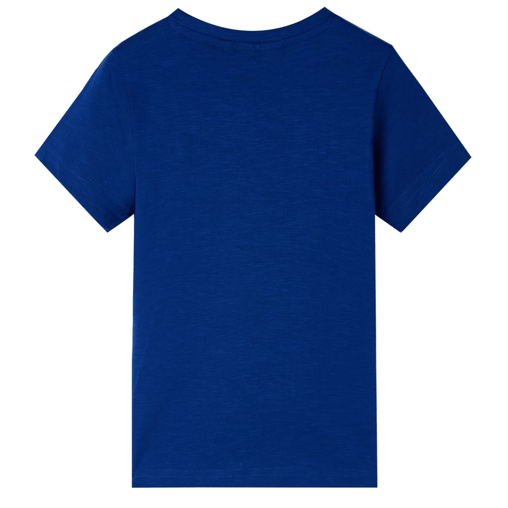 Maglietta da Bambino a Maniche Corte Blu Scuro 116 12216