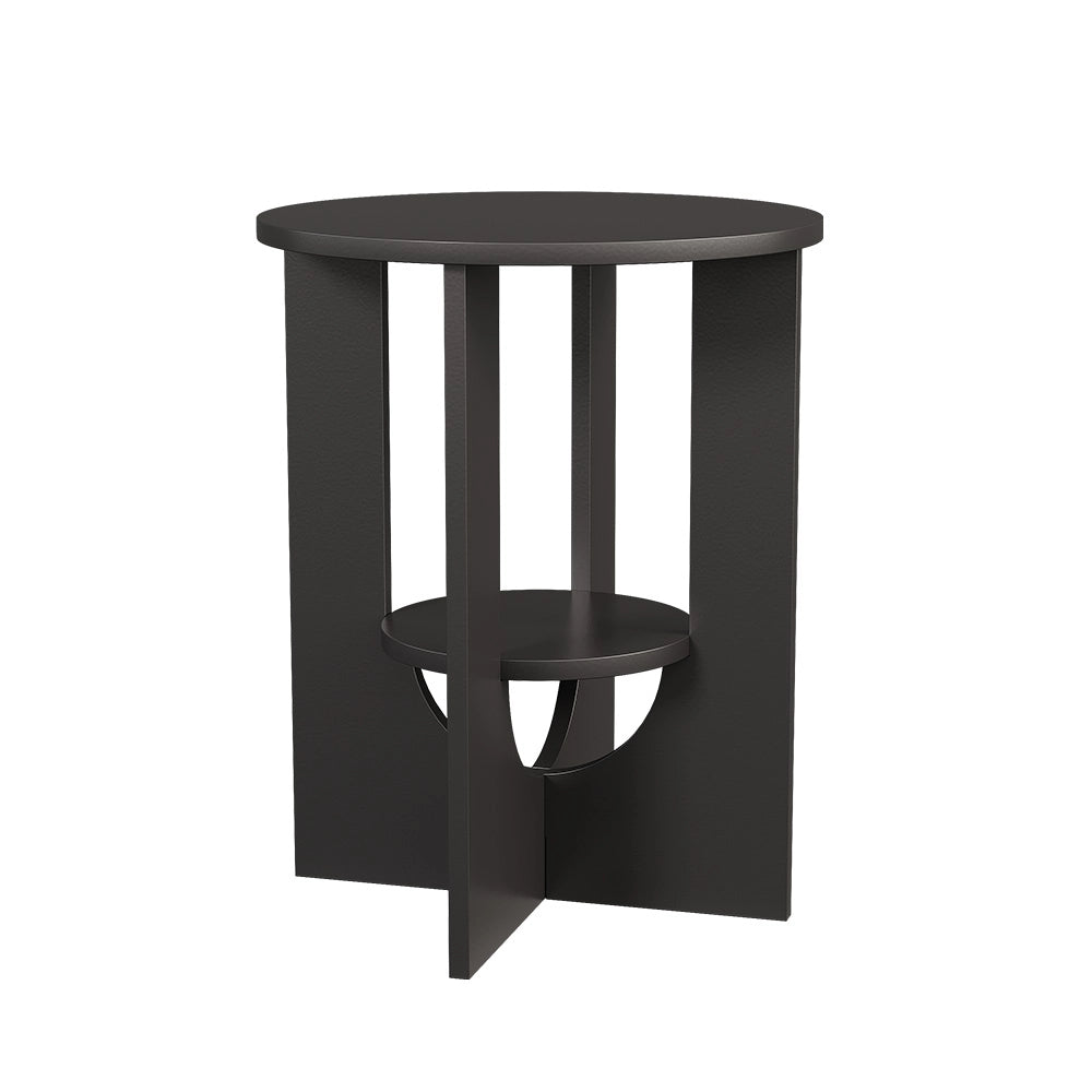 Vicco Tavolino da salotto Nero 40 x 40 cm
