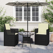 Cuscini per Seduta e Schienale 2 pcs Crema 47 x 45 x 2 cm