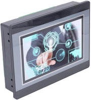 Pannello di controllo 7 pollici TFT LCD - HMI PLC tutto in uno - Installazione facile - Processore ARM9 a 32 bit - Memoria NAND FLASH da 128M - Touchscreen duraturo - Monitor industriale