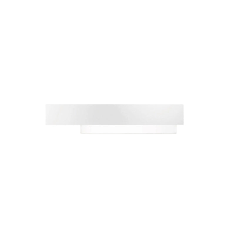 Doha - Applique led da parete moderna 25W - Alluminio bianco, luce calda 3000K, 2110lm, design lineare, IP20, per interni, l.70x15cm