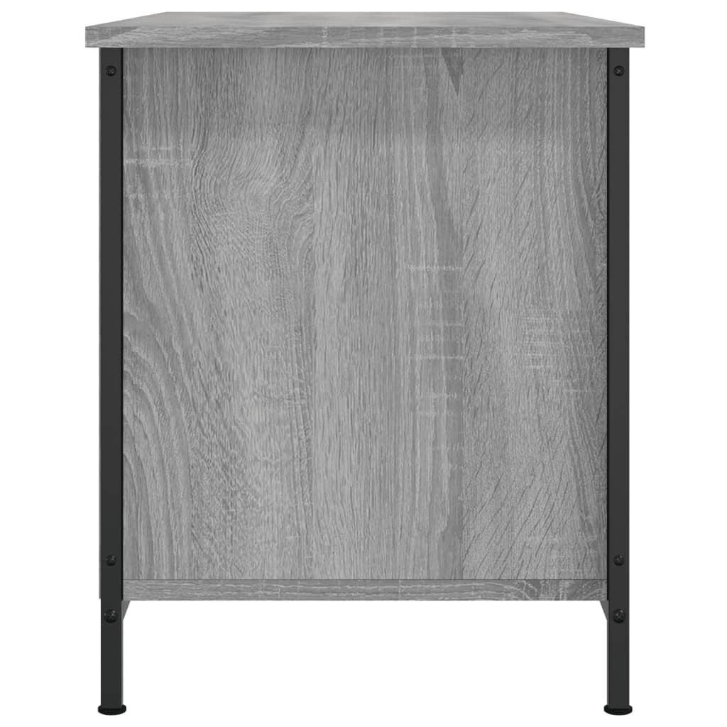 Mobile TV multimediale mensola TV credenza TV sala da pranzo soggiorno camera da letto Sonoma 80 x 40 x 50 cm legno ingegnerizzato grigio 02_0028473