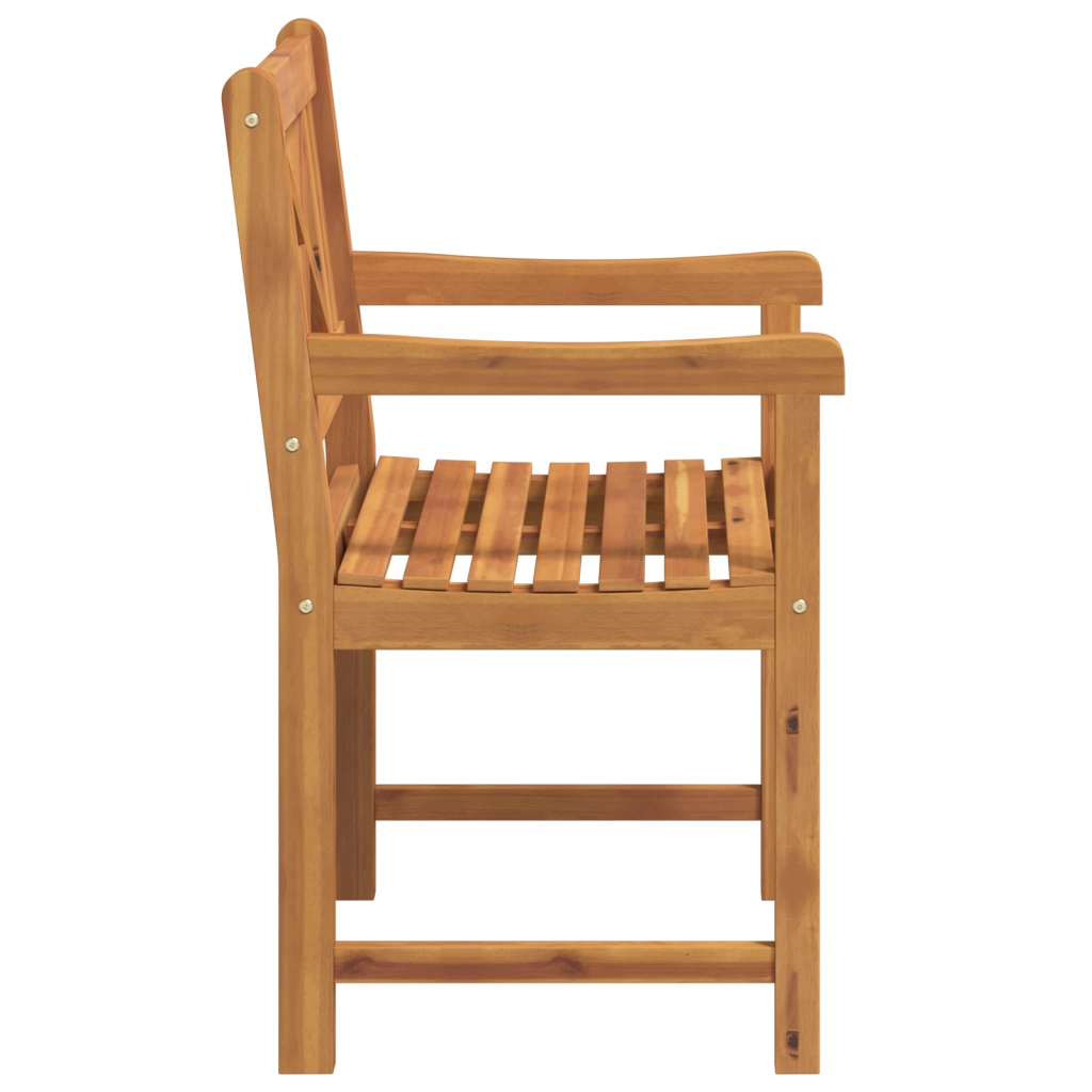Sedie da giardino  4 pcs 56x55.5x90 cm Legno massiccio di acacia