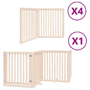 Cancello per Cani Porta Pieghevole 12 Pannelli 960 cm in Pioppo CFW3733393