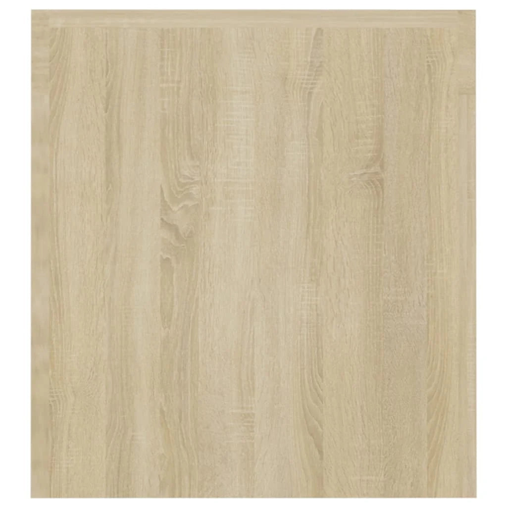 Mobile TV multimediale mensola TV credenza mobile TV per sala da pranzo soggiorno camera da letto con luci LED rovere Sonoma 120 x 35 x 40 cm marrone 02_0026756