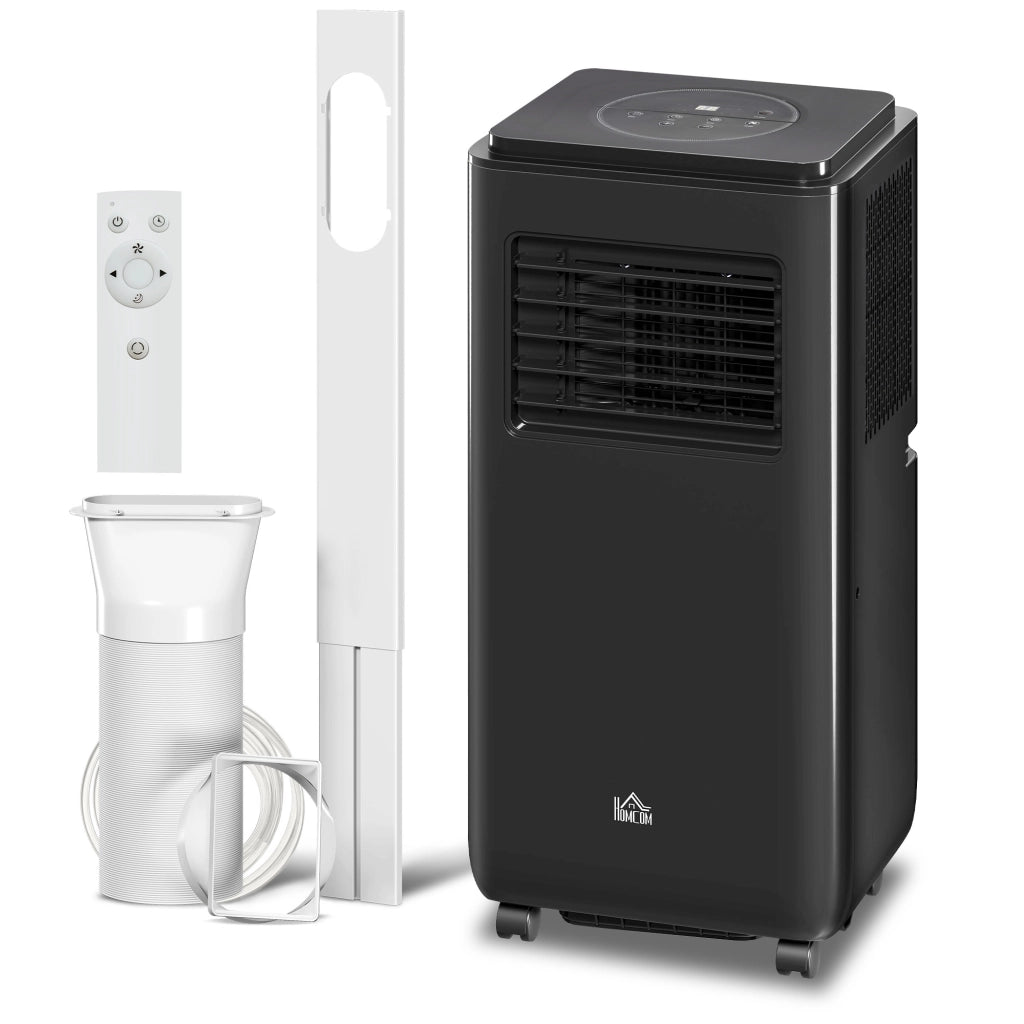 Condizionatore Portatile 950W con 5 Modalit¨¤ e 3 Velocit¨¤, in Plastica ABS e Acciaio, 33x28x70.4 cm, Nero