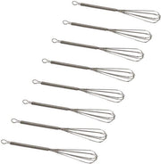 Mini Garde in Acciaio Inossidabile con Balloon per Mano Garde Manuale Rotante per la Cucina Manuale Non Adesivo a Spirale per Utensili per la Cucina per Mescolare Cottura Sfregare Sfregare Aumentare Mescolare Set da 8 (7 Pollici)