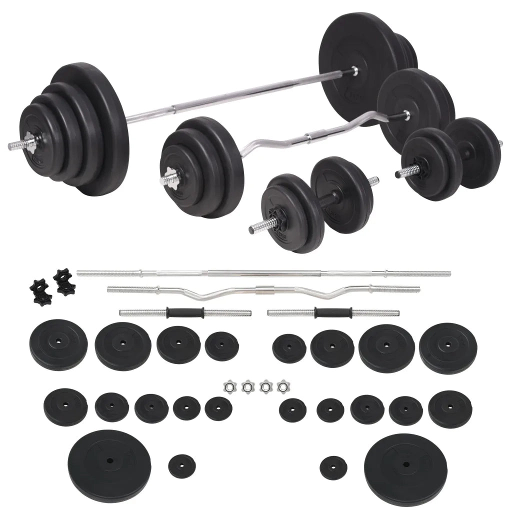 Panca Reclinabile con Rack Bilanciere e Set Manubri 120 kg cod mxl 62430