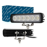 Fanale Luci Diurne A Led DRL Work Light Faro Da Lavoro 12V 24V 24W (6X4W) IP67 2400lm Bianco 6000K