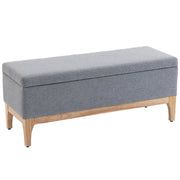 Baule contenitore in tessuto ¨C zephmum ¨C grigio 110x39x45