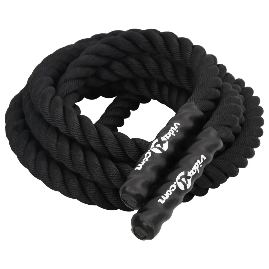 Corda da Allenamento Nera 9 m 6,8 kg in Poliesterecod mxl 97170