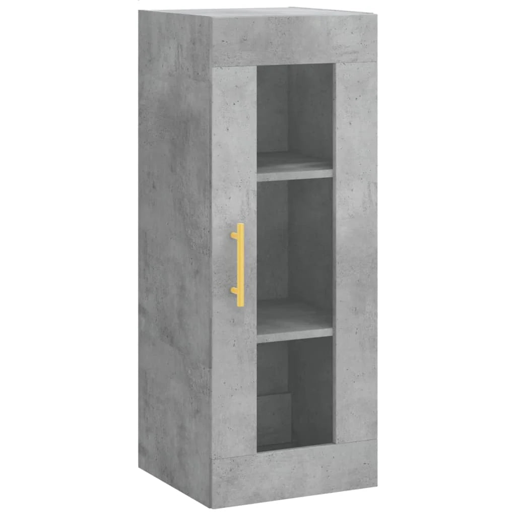 Buffet credenza cassettiera armadio mobile contenitore organizer cucina soggiorno salotto alto 34,5 x 34 x 180 cm legno ingegnerizzato grigio 02_0034411