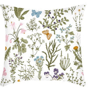 Cuscino a due pezzi con motivi vegetali, dimensioni cuscino 45 x 45CM