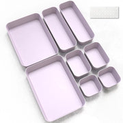 Organizzatore di carrello - Sistema di archiviazione - set di 8 - plastica BPA libera