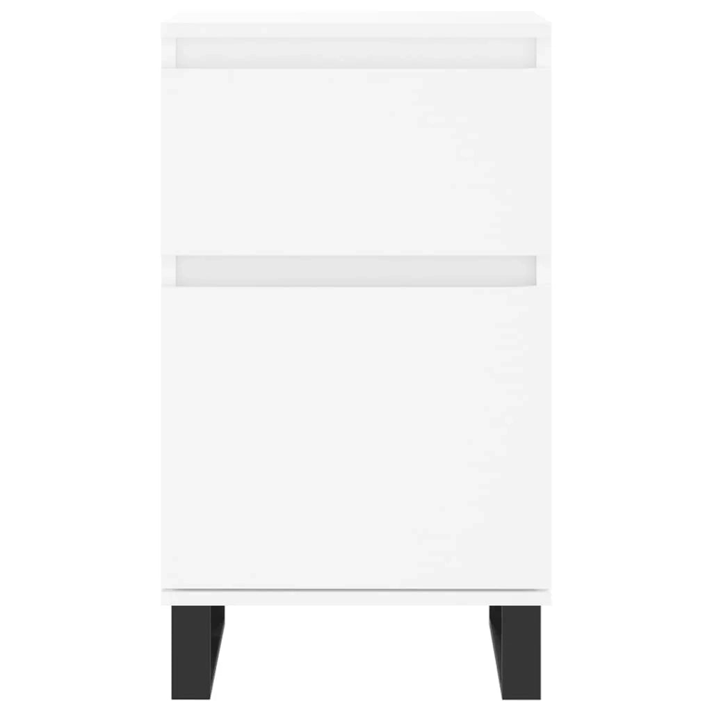 Buffet credenza cassettiera mobiletto mobile contenitore organizer per cucina soggiorno salotto 40 x 35 x 70 cm legno ingegnerizzato bianco 02_0030305