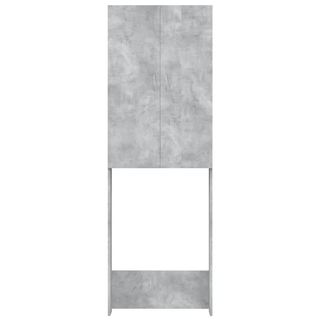 Mobile per Lavatrice Grigio Cemento 64x25,5x190 cmcod mxl 97317