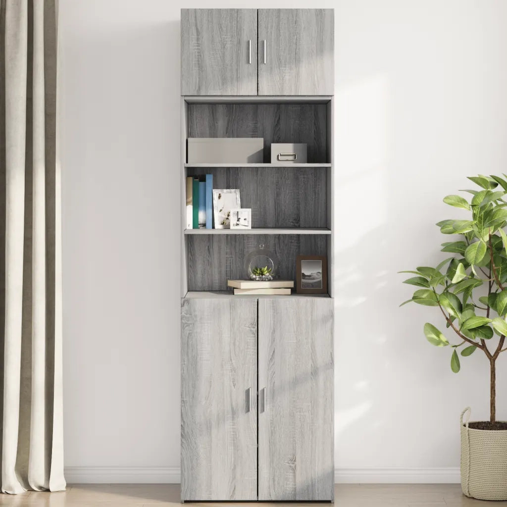 Armadietto a Muro | Mobile a Parete Grigio Sonoma 70x42,5x40cm in Legno Multistrato