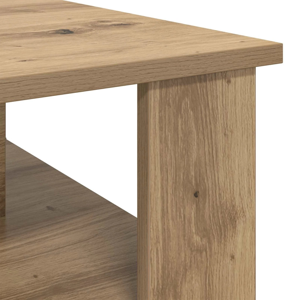 Tavolino da salotto Rovere artigianale 90 x 50 x 40 cm 8000219