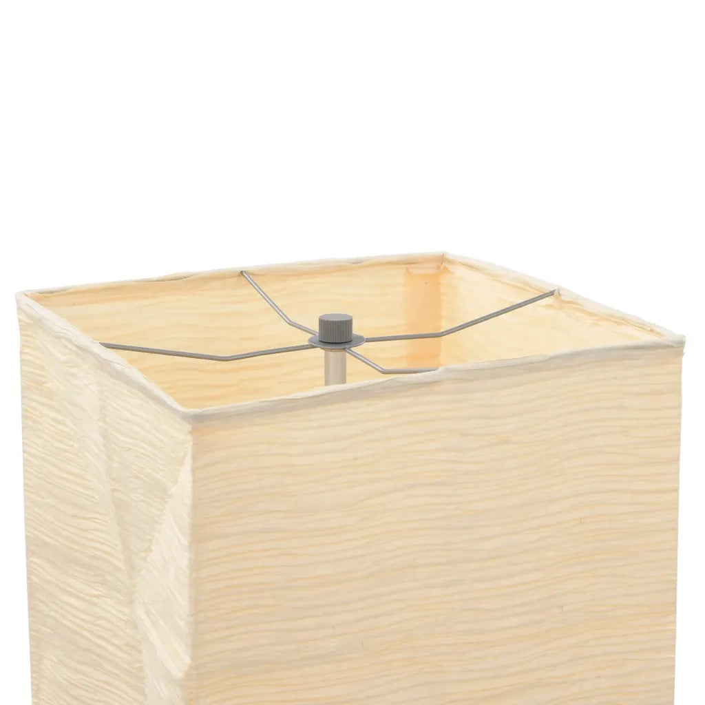 Lampada a Piantana con Supporto in Acciaio 135 cm Beige CFW2871492