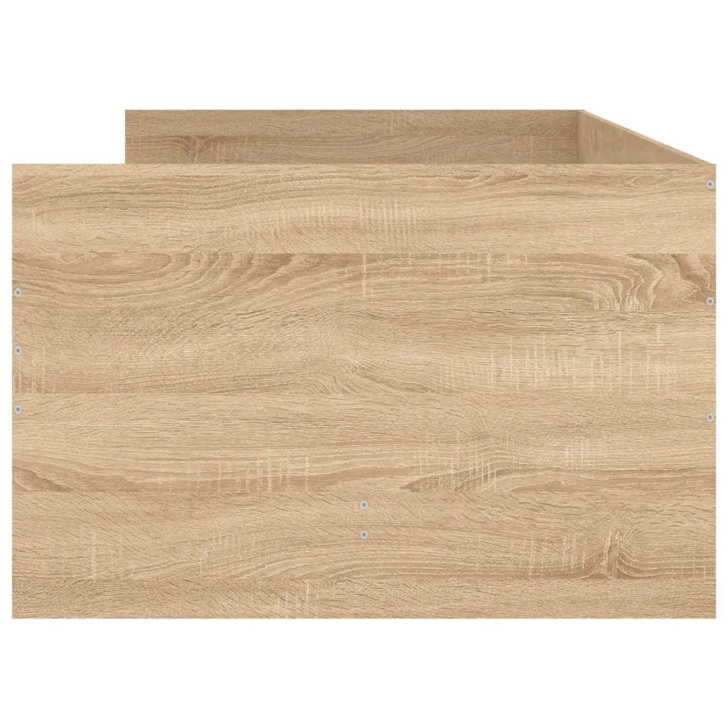 Giroletto con Cassetti Rovere Sonoma 75x190 cm Small Single