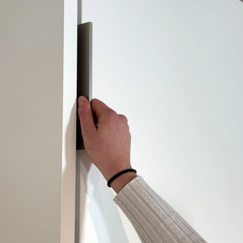 Letto matrimoniale francese a scomparsa 140 Versia con armadio 1 anta sx - Bianco