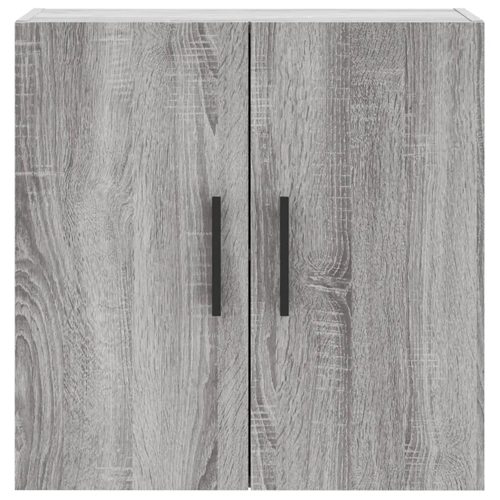 Mobiletto a muro Sonoma grigio 60 x 31 x 60 cm pratico spazio contenitivo a parete design moderno in legno composito grigio 02_0048825