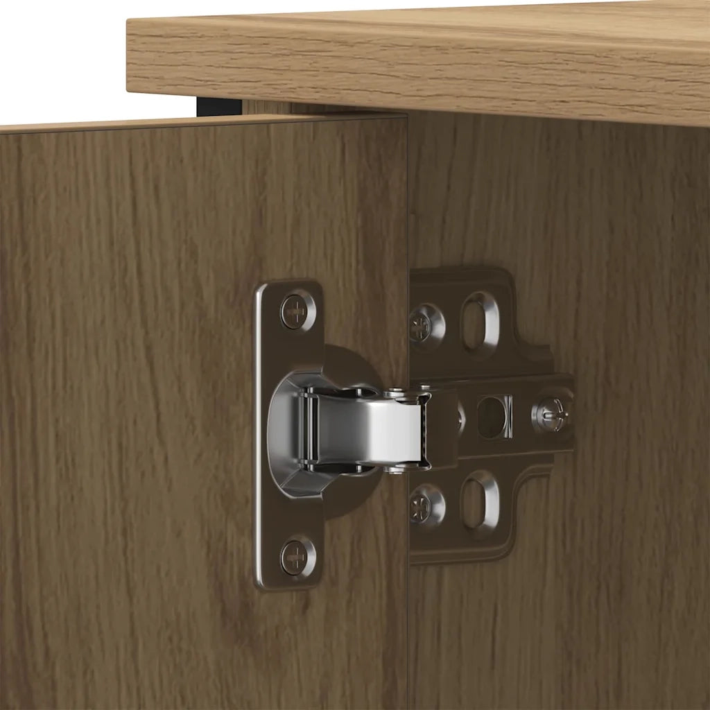 Mobile TV | Armadietto TV | Mobile Porta TV rovere artigianale 80 x 40 x 50 cm Legno multistrato