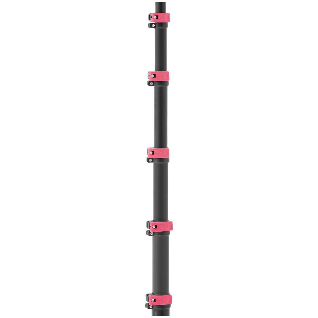 Puliscivetri telescopico professionale con alimentazione idrica per pannelli solari e finestre 1820 - 8900 mm alluminio PU ​​PP nero 14_0009235