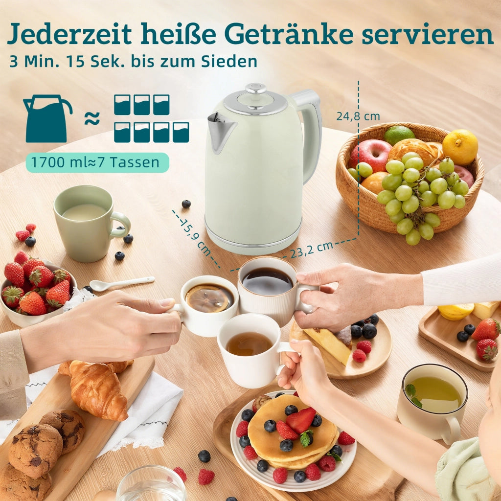 Bollitore e Tostapane Set ¨C zephmum ¨C Grigio