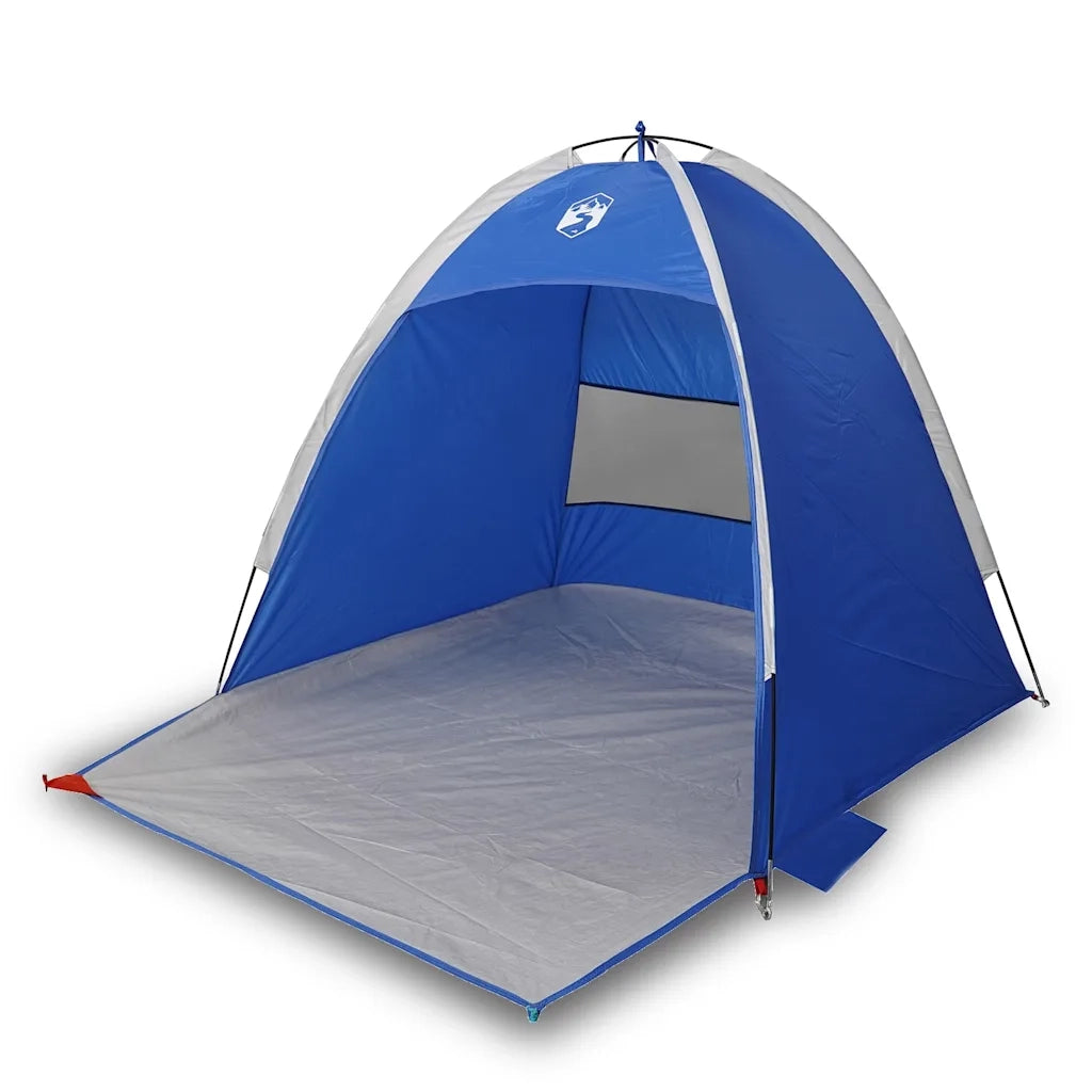 Tenda da Spiaggia 3 Persone Azzurra Impermeabile 4009455