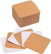 50 pezzi di supporti di gomma autoadesivi 100 x 100 x 1 mm piastra di gomma piastrine di gomma tappeto di gomma supporti di gomma autoadesivi per hobby e fai da te stesso con angoli quadrati e arrotondati.