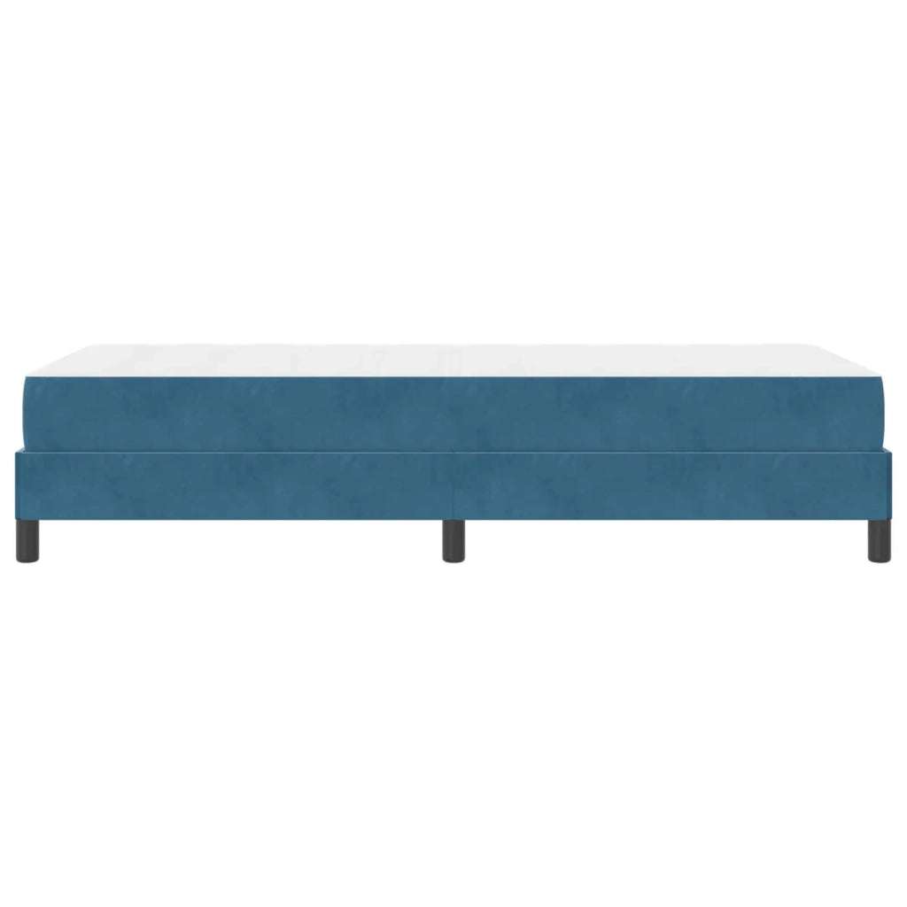 Letto a molle con materasso Blu Scuro 90 x 200 cm Tessuto 3398669