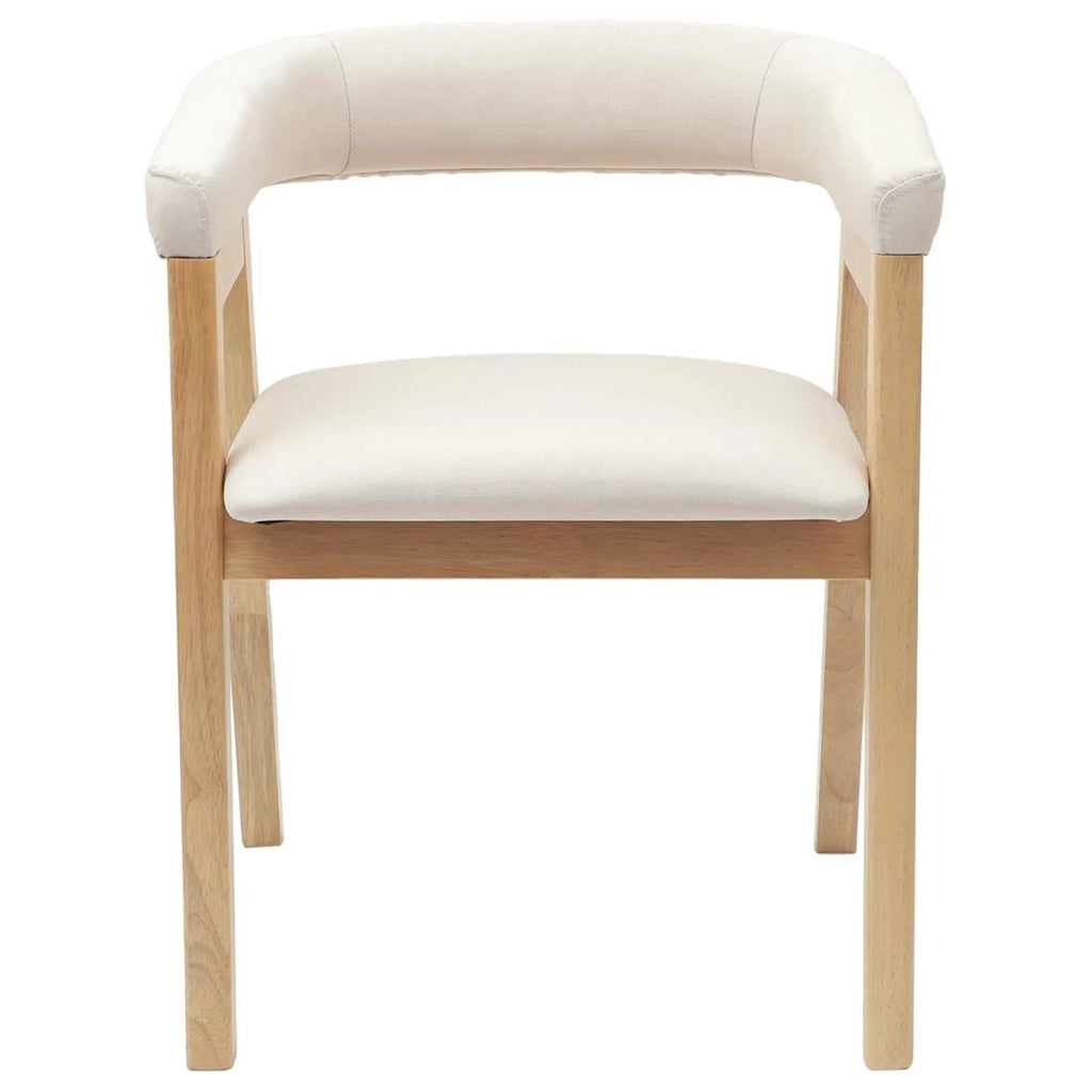 Sedie da pranzo 2 pcs Naturale 54 x 57 x 73 cm