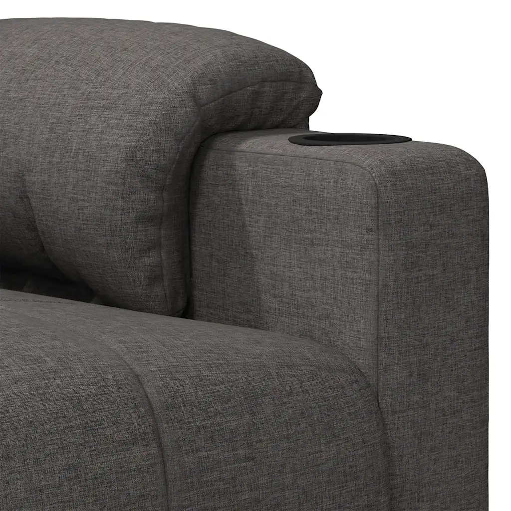 Poltrona Massaggiante Elettrica Grigio Scuro in Tessuto cod mxl 32162