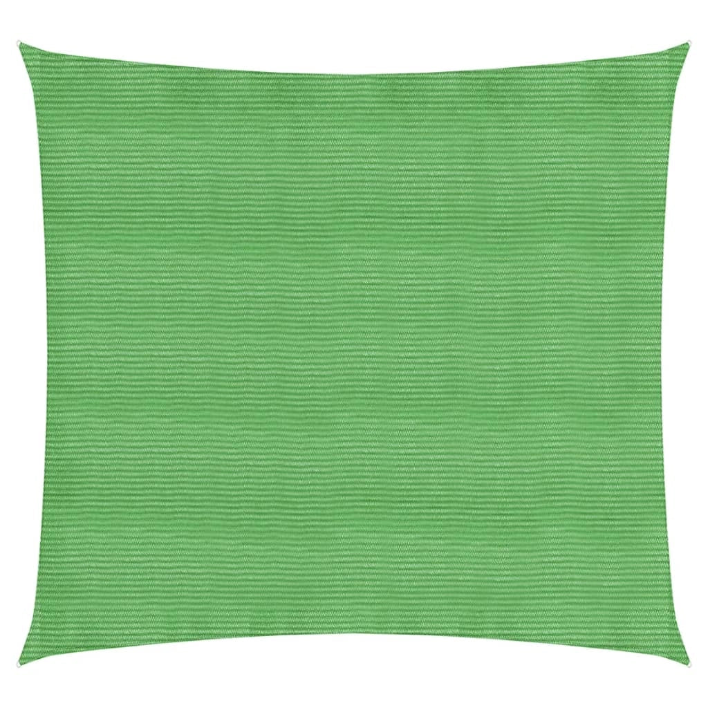 Vela ombreggiante 160 g/m² verde chiaro 4,5 x 4,5 m HDPE 02_0009385