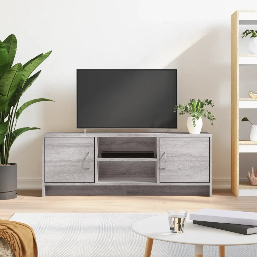 Mobile Porta TV-Mobile per TV-Credenza TV Grigio Sonoma 102x30x37,5 cm Legno Multistrato