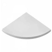 MENSOLA ANGOLO SQUADRATA BIANCA 35X35X1,8 CM- 5,0 pz