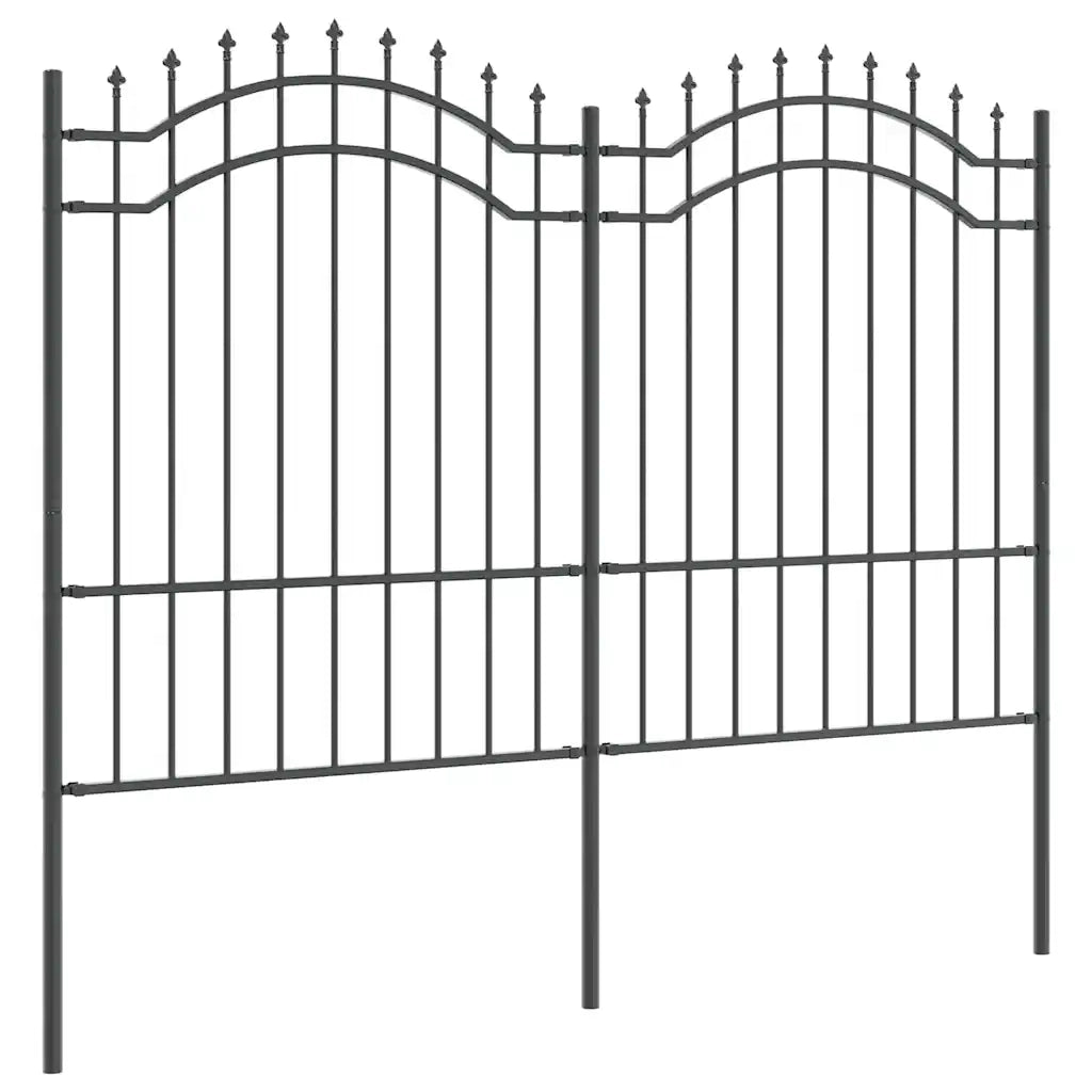 vidaXL Recinzione per Giardino Grigio 190 cm
