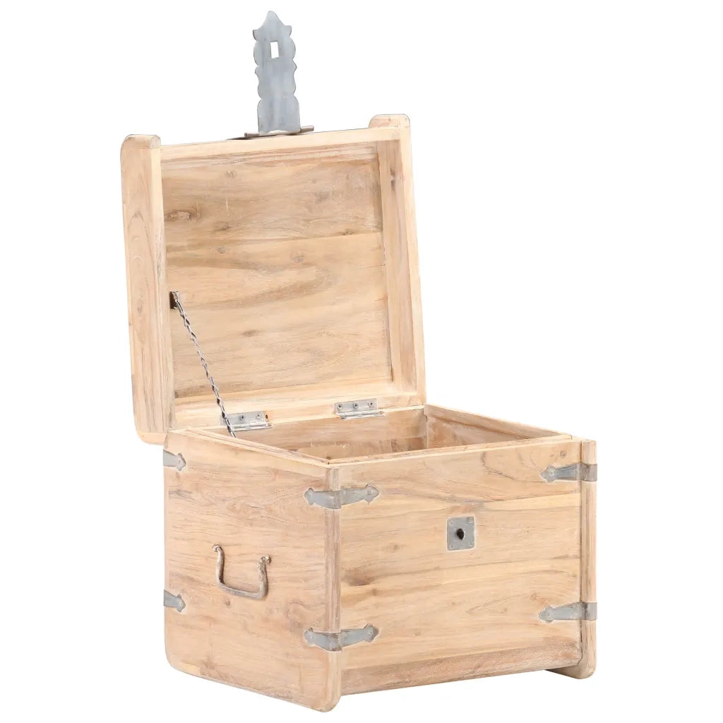 Baule 40x40x40 cm in Legno Massello di Acacia CFW4408655