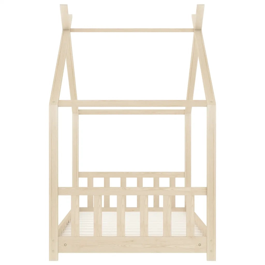 Giroletto per Bambini in Legno Massello di Pino 80x160 cm 283365