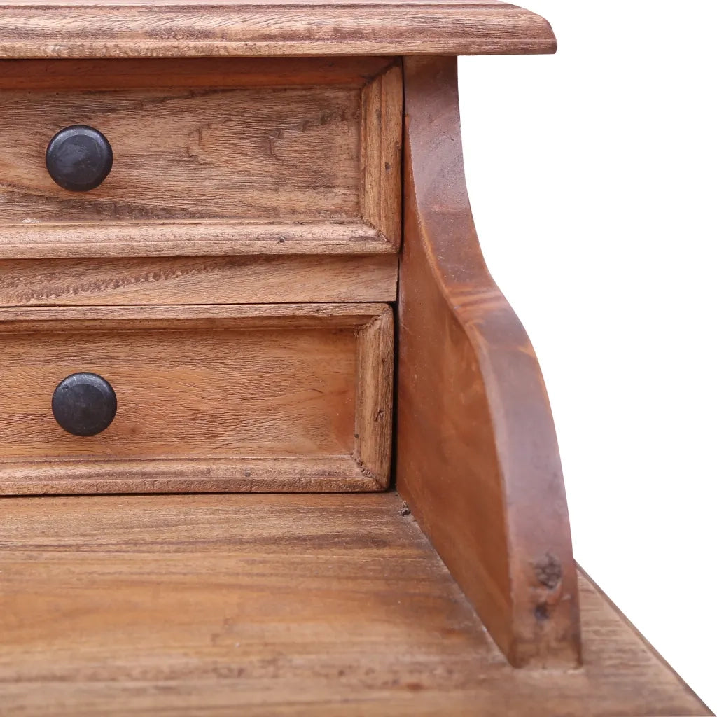 Scrivania con Cassetti 90x50x101 cm Legno Massello di Recupero cod mxl 74067