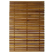 Set 2 pz Stuoia per bagno in acacia 80 x 50 cm CFW1374955