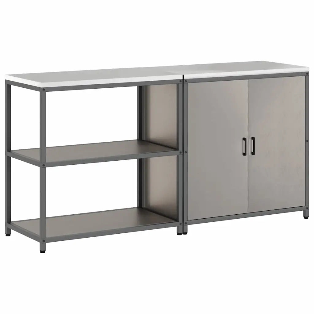 Set di Stoccaggio per Cucina con lo scaffale 2 pcs Ruggine 3392658
