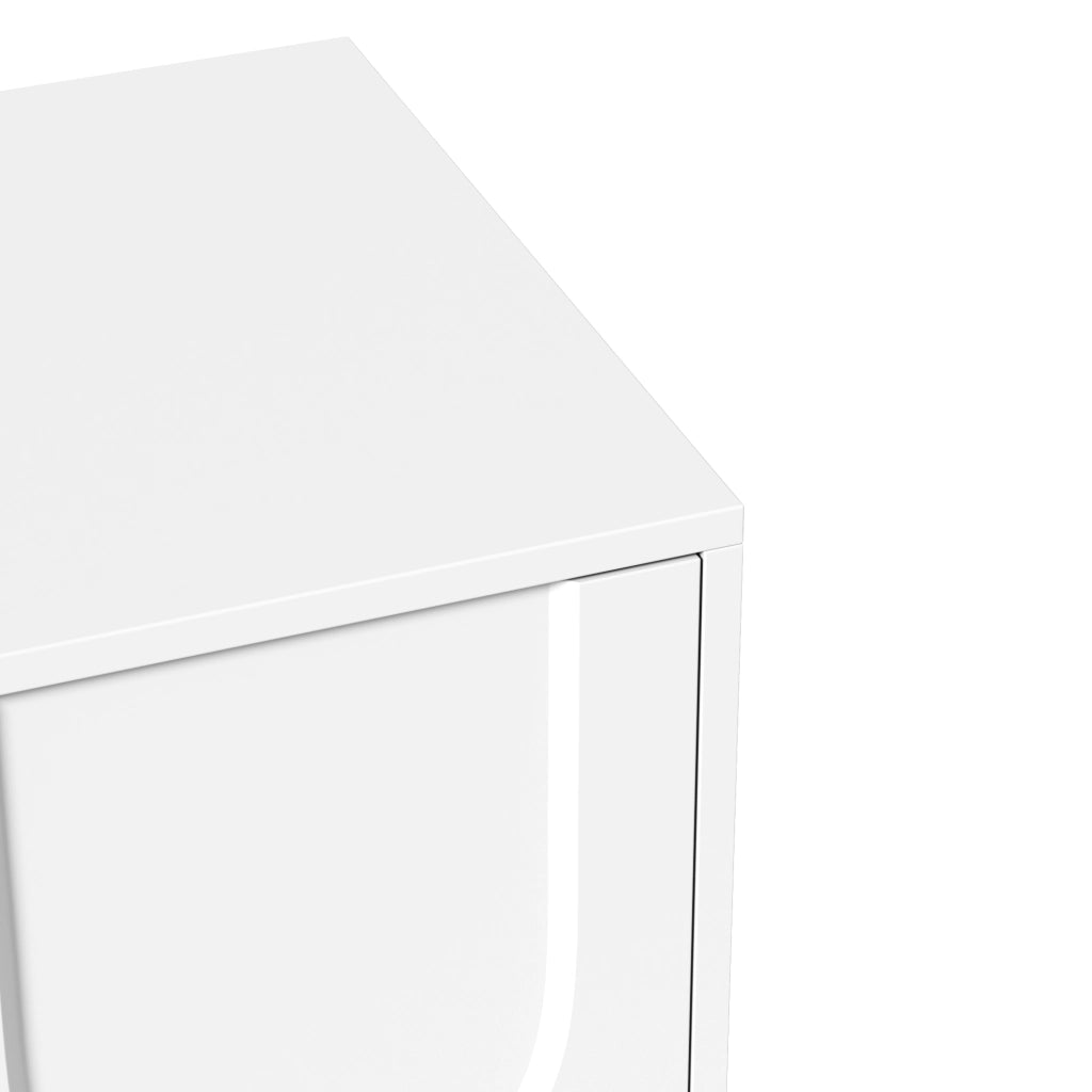Mobile TV 180 cm con Gambe in Legno ¨C MINIMAL ¨C Bianco, Soggiorno