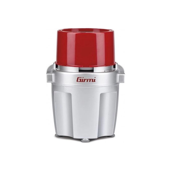 Girmi TR20 Tritatutto Lame in Titanio 500W 250 ml Lavabile in Lavastoviglie colore Rosso Argento