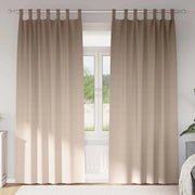 Tende Blackout con Anelli 2 pcs Talpa 225 x 140 cm Poliestere 4107550