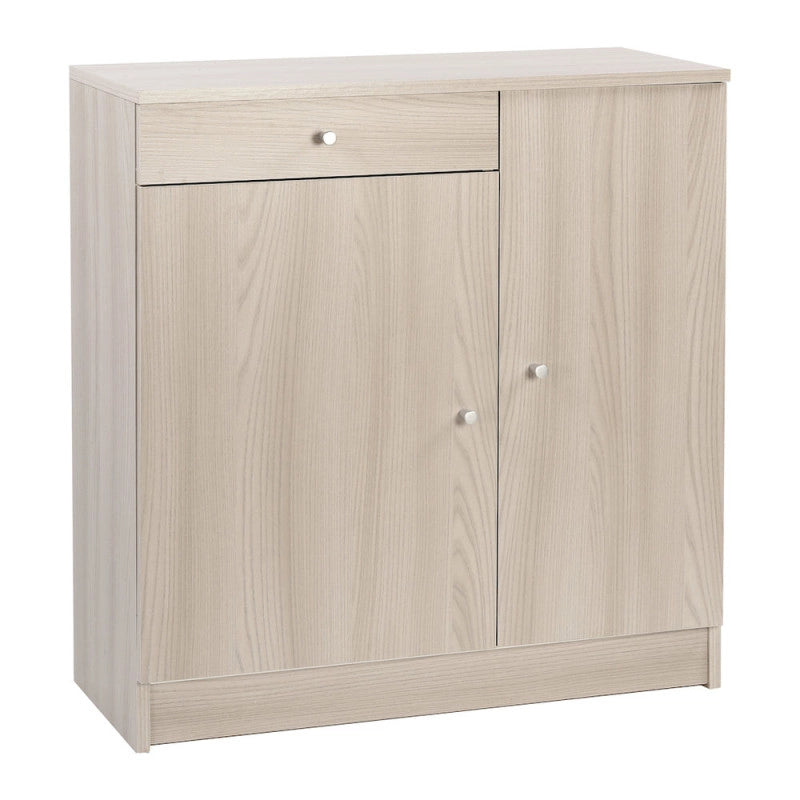 Mobile 2 Ante 1 Cassetto Kit Olmo Chiaro cm 77x34x80h - Sarmog